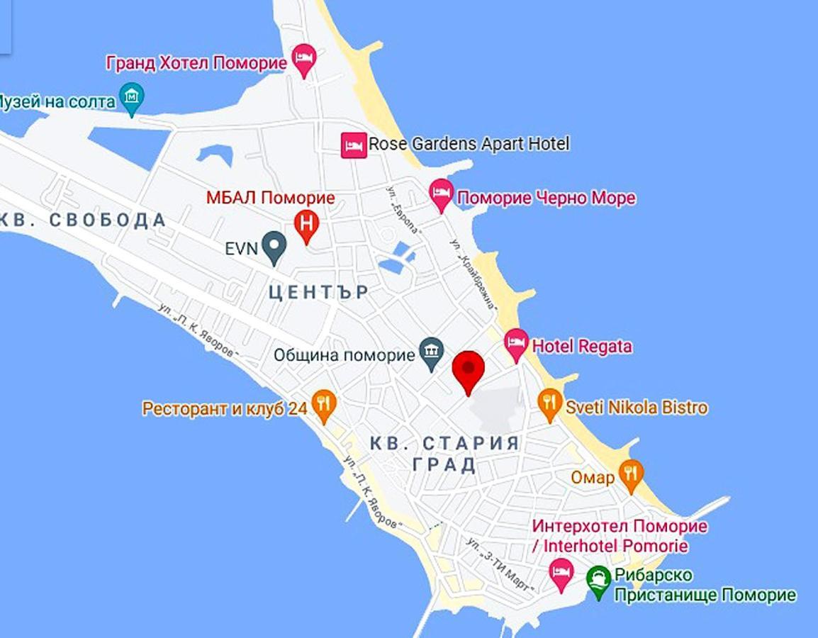 Апартамент Кънтри-Лариса Pomorie Exterior foto